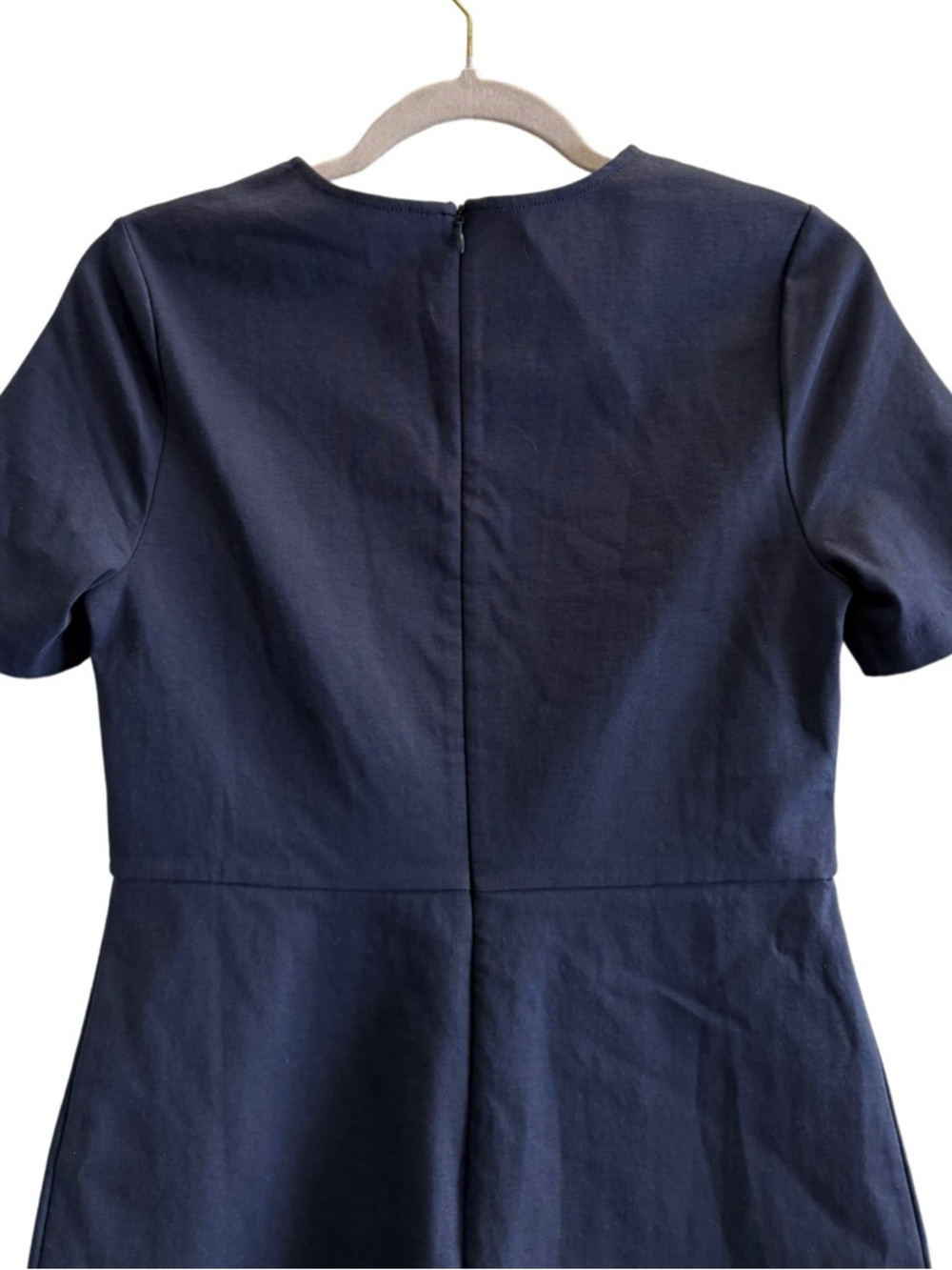 Boden Navy Blue Short Sleeve Sheath Dress Size US 4 - Picture 5 of 8